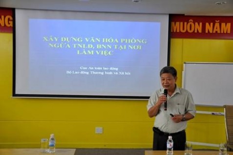 Lớp học an toàn lao động tại đồng nai